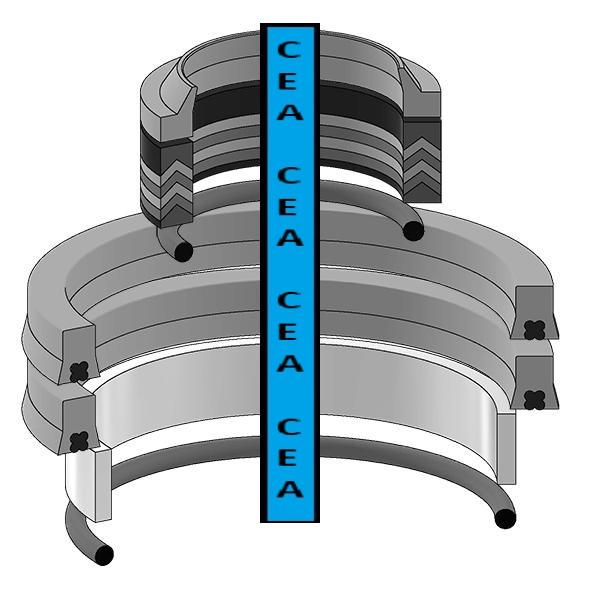 147732 Stabilizer Cylinder Seal Kit Fits Prentice Log Loader 410