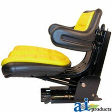 W223YL Seat Wrap Around Back W/Arms, Plastic, Yellow Fits John Deere: Several