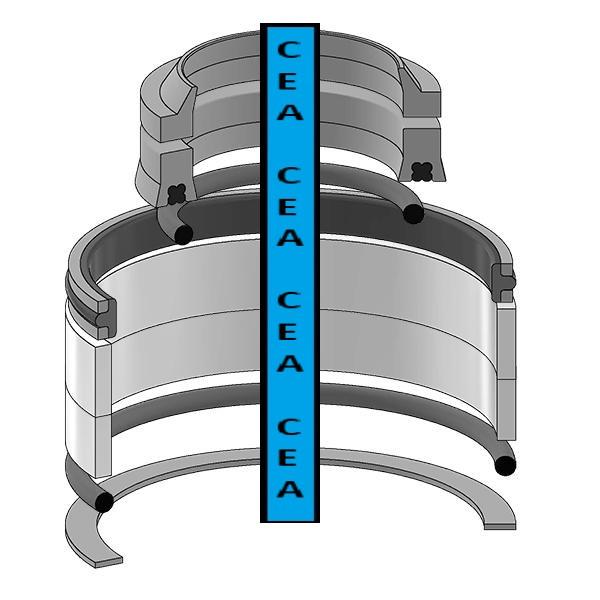 147781 Boom Jib Stick Cylinder Seal Kit Fits Prentice Log Loader 150 210B 210C