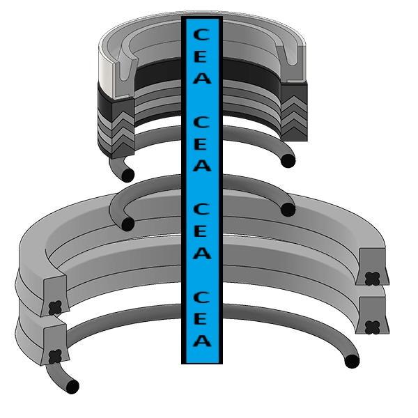 147804 Hydraulic Cylinder Seal Kit Fits Prentice 1-3/4 X 4-1/2