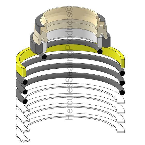 19000-65199 Hydraulic Cylinder Seal Kit Fits Takeuchi Excavator 55 X 80 mm