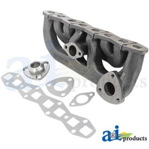 1046679M1 Exhaust Manifold Fits Massey Ferguson TE20 TO20 TO30 TO35 135 35