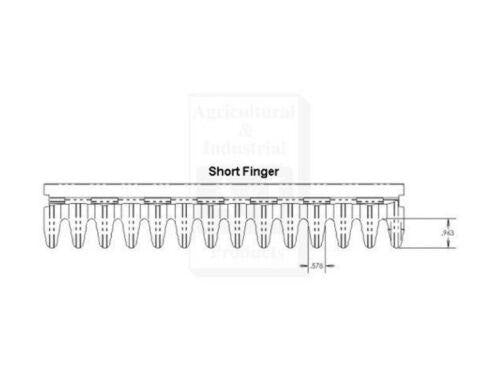 AH212423 Short Precleaner Hump Finger Adjustable Fits John Deere 9650STS-9870STS