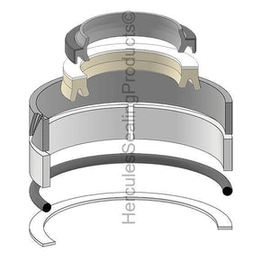 214A0-59801 Hydrualic Cylinder Seal Kit Fits TCM Forklift 75 X 90 mm