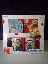 Despicable ME Holiday Christmas Mug Gift Set 2 Mugs, 2 Coasters MC1