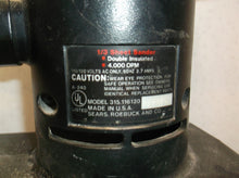 Vintage Sears Craftsman Finishing Electric Sander - Model 315.116120