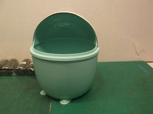 ESD HSDMYSH Cute Trash can Desktop Mini Garbage Bathroom Wastebasket w Lid(Blue)