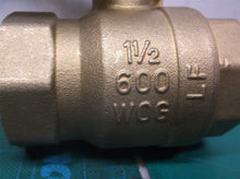 Revealed 150 wsp1-1/2" 600 wog brass threaded ball valve