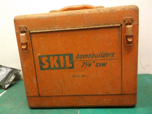 Skil home builders 7 1/4 circular saw vintage case model 887