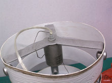 white hanging round light fixture