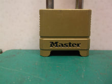 master lock combination lock unknown combination