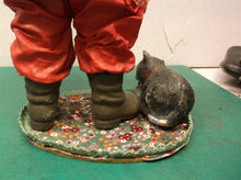 Santa Claus and his long list a table decoration