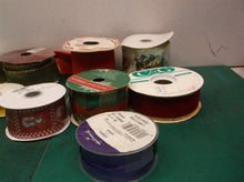 ASSORTED LOT OF CRAFT RIBBON SOME FULL ROOLS SOME NOT