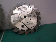 RYOBI 1 6" Circular Saw Blade 5/8" + 1 Genuine OEM 5 1/2"