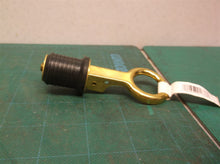 MARINE BOAT BRASS FLIP TOP DRAIN PLUG 1" DIAMETER SNAP HANDLE NEOPRENE SEAL
