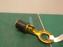 MARINE BOAT BRASS FLIP TOP DRAIN PLUG 1" DIAMETER SNAP HANDLE NEOPRENE SEAL