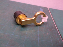 MARINE BOAT BRASS FLIP TOP DRAIN PLUG 1" DIAMETER SNAP HANDLE NEOPRENE SEAL