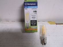 Westinghouse 5168000, 4.5W T6 Filament LED Dimmable Clear 2700K E12 (Candelabra)