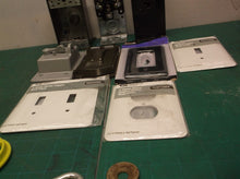 lot of electrical box plates