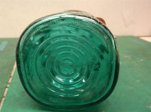 Vintage ball ideal canning jar with glass lid gasket is cracked