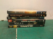 6 dvd Traffic Malice Domestic Disturbance Blood & Choc Murder by Numbers Aviator