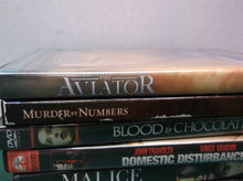 6 dvd Traffic Malice Domestic Disturbance Blood & Choc Murder by Numbers Aviator