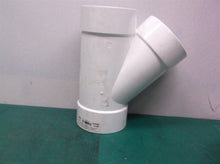 4 in. PVC Sewer and Drain 45° Hub x Hub x Hub