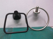 LOT OF 2 TOWEL HOLDERS NO HARDWARE OR BRACKETS