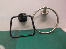 LOT OF 2 TOWEL HOLDERS NO HARDWARE OR BRACKETS