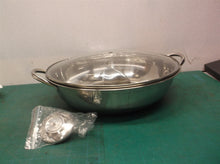 30cm Stainless Steel Shabu Hot Pot Cookware with Glass Lid S-type Separator