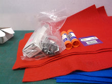 Lot of craft supply's felt glue staples & thumb tacks