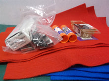 Lot of craft supply's felt glue staples & thumb tacks
