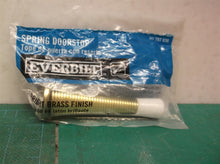 Everbilt SPRING DOORSTOP BRIGHT BRASS FINISH NEW,