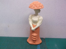 Vintage Avon Fashion Figurines Gay Nineties Somewhere Cologne Glass Bottle