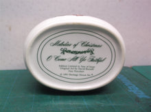 1991 Heritage House ~ Melodies Of Christmas Music Box "O Come All Ye Faithful"