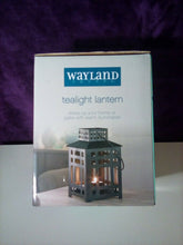 Wayland Square Black Metal Tealight Lantern MC1