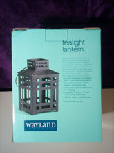 Wayland Square Black Metal Tealight Lantern MC1