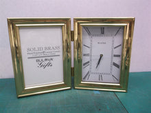 Bulova Travel Clock Picture Photo Frame New Folding Gift clock battery dead