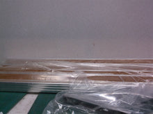 Bed rail for 5 to 8 foot pickup bed chrome/wood grain