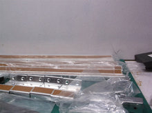 Bed rail for 5 to 8 foot pickup bed chrome/wood grain