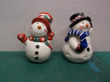 snow man salt & pepper shaker