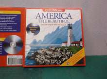 America the Beautiful Adult Coloring Book With Bonus Patriotic Music CD