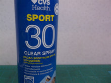 CVS Health Sport Broad Spectrum SPF 30 Clear Spray Sunscreen 5.5 oz. 156 g