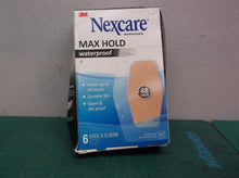 Nexcare Max Hold Waterproof Bandages low-profile film 6 ct Knee & Elbow