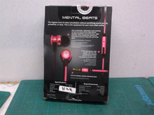 Mental Beats High Performance Xcentric Earbuds with Microphone pink