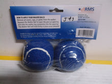 RMS / 2 Pc Cane Walker Guide Balls / Precut Opening / Protects Floors / Blue