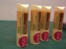 Lot Of 4 EOS Vanilla Bean 100 % Natural Shea Lip Balm Stick Organic