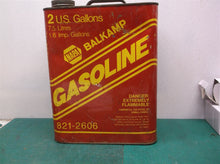 Vintage Napa Balkamp 2 Gallon Gas Metal Fuel Can no spout