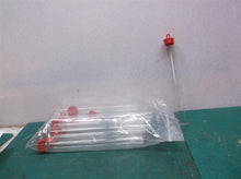 lot of 12 6" x 3/4" specimen tubes with caps