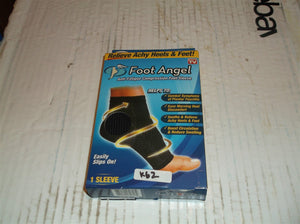 FOOT ANGEL Anti-Fatigue Compression Foot Sleeve Plantar Fasciitis Heel Pain L/XL